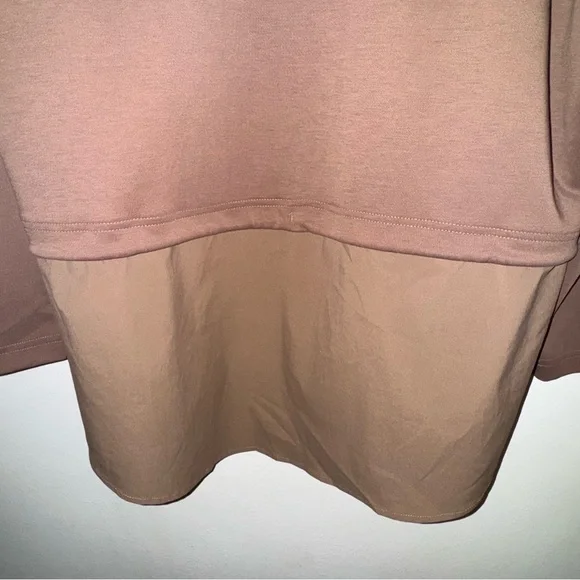 Athleta Gallery Hoodie Pullover Tunic Top Shirttail Women’s Size Extra Large - Picture 7 of 11